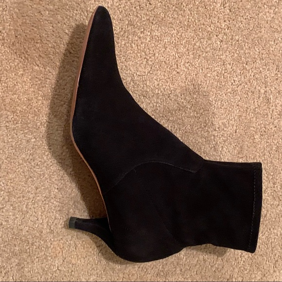 Loeffler Randall Kassidy Kitten Heel Bootie, Black Suede - Picture 5 of 16